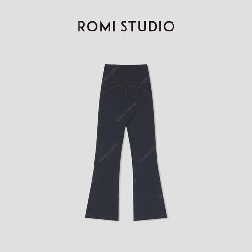 ROMI STUDIO“轻盈舒适”四面弹力高腰修身微喇瑜伽裤 RWCSXG1755 商品图1