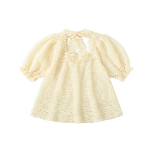 苏苏姐家微微马海毛方领娃娃衫手工DIY钩针毛线团马海毛材料包 商品图4