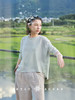PETIT SCHAN小闪 CLO#844 Mist-veiled Silk 软烟罗 棉麻混纺斜摆针织衫 商品缩略图3