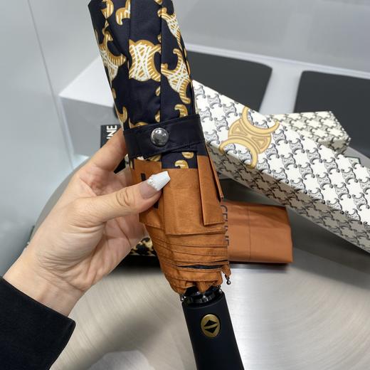 F665 Céline 赛琳 凯旋门新款 三折自动折叠晴雨伞 商品图1