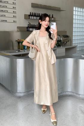 ELLA JADE 轻熟短袖西装外套吊带裙套装 20604