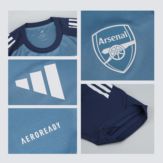 小李子正品ADIDAS阿迪达斯阿森纳运动短袖T恤训练服成人男JJ1788 商品图3