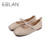 伊伴秋季柔软羊皮鞋面温柔芭蕾舞鞋平跟设计单鞋B25451203 商品缩略图4
