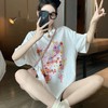 【YIYE雪花棉钉珠短袖】雪花竹节棉面料 轻薄柔软 莫奈花园短袖 花花草草元素 商品缩略图5