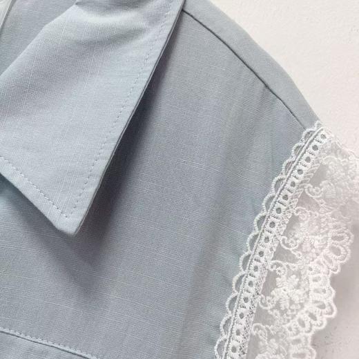 七夕福利-NO退 套装【韩系2025】蕾丝边无袖上衣➕短裤两件套-喜出 商品图2