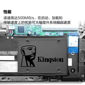 金士顿（Kingston）960GB SSD固态硬盘 SATA3.0接口 A400系列 读速高达500MB/s 商品图0