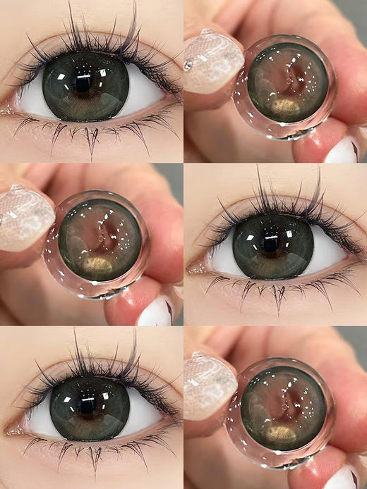 liliyacon 金碧琉璃 半年抛 两片 14.5mm 参考着色 14.1mm 基弧 8.6 含水 38% 新锐国货 商品图1