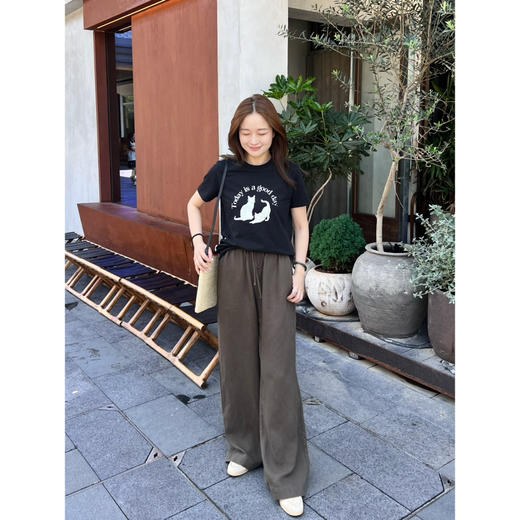 2506403   萌宠猫咪印花T 商品图2