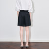 「高货wl」全新升级【铂金会员211/天猫279/差价68】(41708)洛诗琳天丝亚麻凉感短裤2025夏新款高腰显瘦气质直筒裤女 商品缩略图1