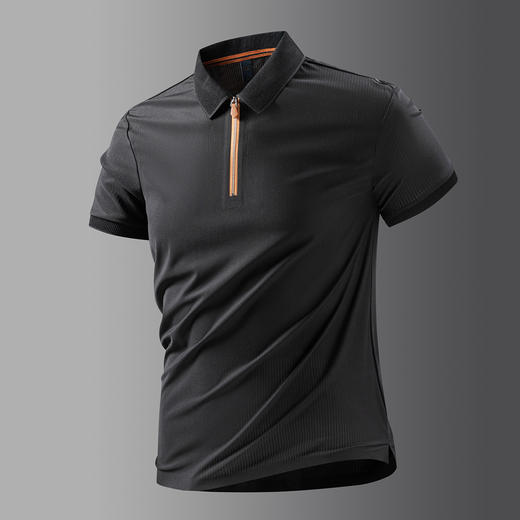 【凉感抗菌抗皱】罗蒙男士夏季休闲商务polo衫男短袖t恤男士t恤短袖 商品图5