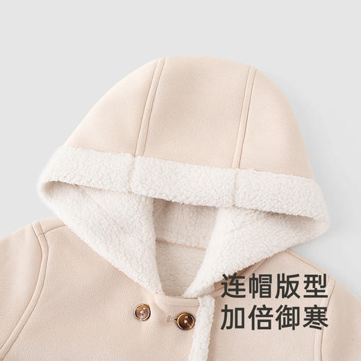 【商场同款】英氏儿童外套秋冬女宝保暖连帽外套新款 商品图2