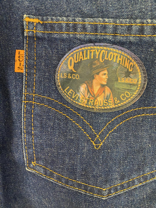 70年代 Vintage Levi’s 李维斯 橘标 牛仔裤 长裤（28”） （71 cm）_WLP(1) 商品图2