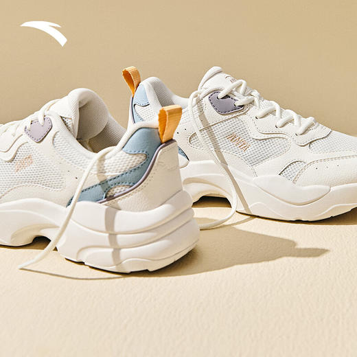 安踏引力休闲鞋女2025夏季新款软底舒适透气百搭运动鞋女鞋122538814 商品图2