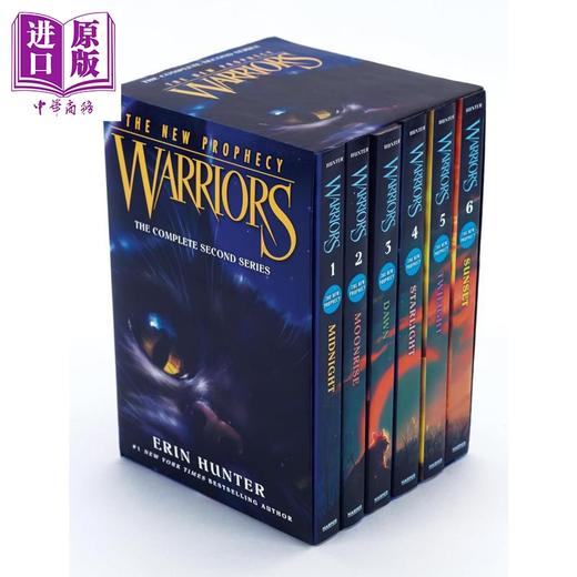 【中商原版】猫武士二部曲新预言6册 赠音频 810L~890L Warriors The New Prophecy Box 英文原版传奇的猫族 儿童文学桥梁章节书小说 商品图0