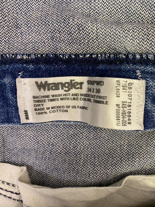 Wrangler 威格 牛仔长裤（34”） （86 cm）_WLP(3) 商品图2