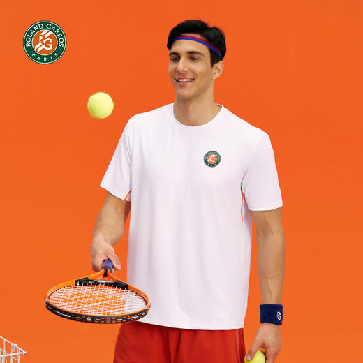 罗兰加洛斯速干短袖男T恤网球运动夏季新款透气冰丝训练健身上衣 商品图1