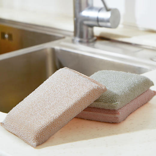 【多样屋专柜】多样屋洁是-竹纤维碗盘清洁海绵块/3片装 商品图5