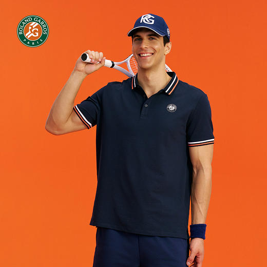 罗兰加洛斯法网官方正品 Roland Garros 2021夏季新款男士POLO衫 商品图3