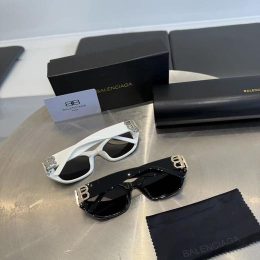 F657巴黎世家镜片镂空款式注塑不规则形太阳眼镜男女同款情侣款 商品图3