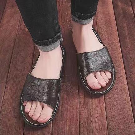 【买1送1，到手2双，单拍不发！】MONZECI KOIMS 牛皮拖鞋｜高端真牛皮柔软，轻盈，不磨脚【48-72小时发货】 商品图4