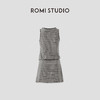 ROMI STUDIO“慵懒随性”复古条纹抽绳收腰无袖连衣裙 RWCRL84352 商品缩略图1