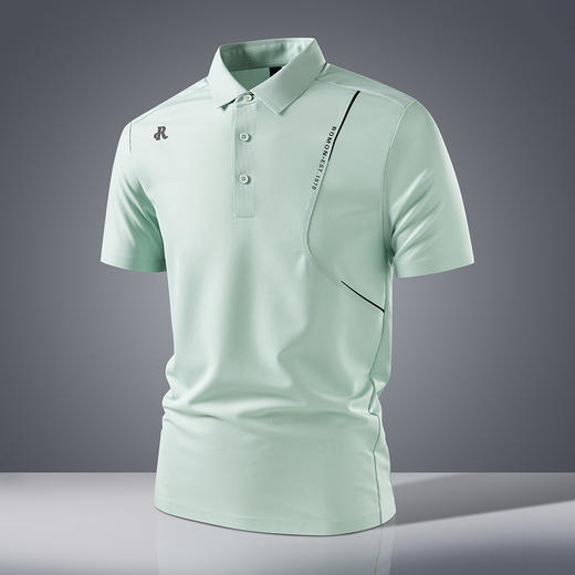 【冰丝凉感抗菌抗皱】罗蒙男士Polo衫夏季短袖运动t恤舒适休闲百搭男上衣 商品图3