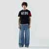 GCDS 男士字母徽标刺绣棉质圆领短袖T恤 黑色 B1XM2315JI9 99 商品缩略图3