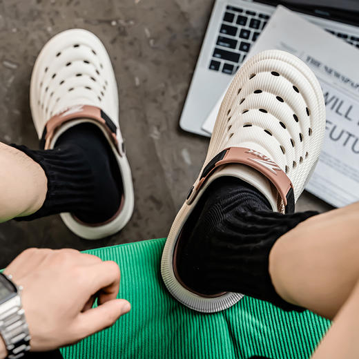 金莱克透气洞洞鞋JLK-2503【预售灰绿36-37 下单7天内发货】 商品图5