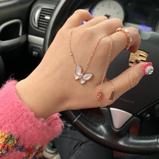 F670梵克雅宝 蝴蝶ZP 系列 项链 出货 代购级别 纯银镶嵌天然贝壳 商品图3