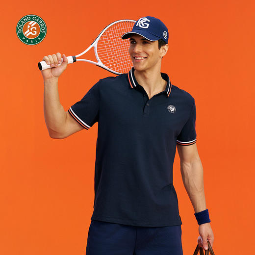 罗兰加洛斯法网官方正品 Roland Garros 2021夏季新款男士POLO衫 商品图1