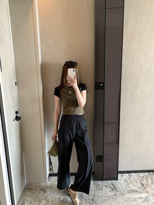 Lu🍋 Front-Pleat 系列 前侧压褶阔腿裤 商品图6