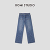 ROMI STUDIO“法式复古”棉质高腰双口袋九分微喇牛仔裤 RWCSXD3470 商品缩略图3