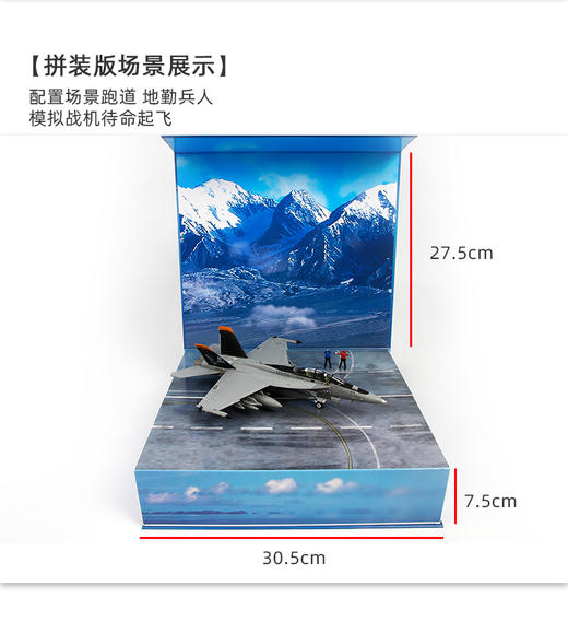 特尔博-长春航展、九三阅兵纪念品 1:72F18超级大黄蜂 美式战斗机模型丨合金仿真军事模型丨收藏精品丨送礼佳品丨家居摆件 商品图2