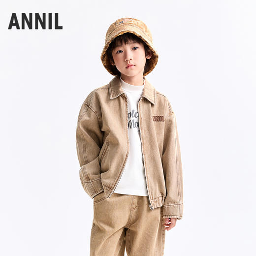 男女童夹克外套秋季新款安奈儿童装EM535502 商品图2