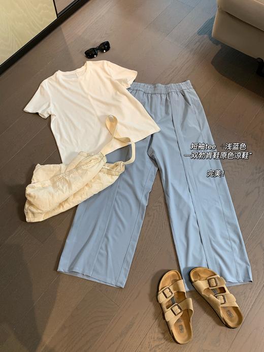 Lu🍋 Front-Pleat 系列 前侧压褶阔腿裤 商品图11