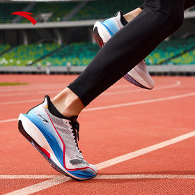 安踏马赫5代丨专业缓震竞速跑步鞋男中考体测运动鞋子112535593R