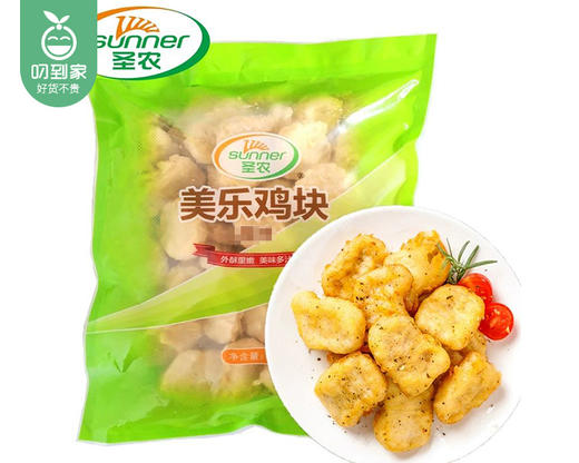 圣农美乐鸡块-黑椒味（1kg/包）生产日期: 2月 商品图4