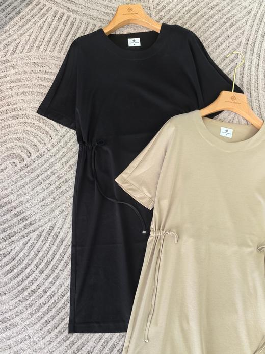 Martine Wester 女款 液态双面柔棉短袖连衣裙 11423132 商品图4