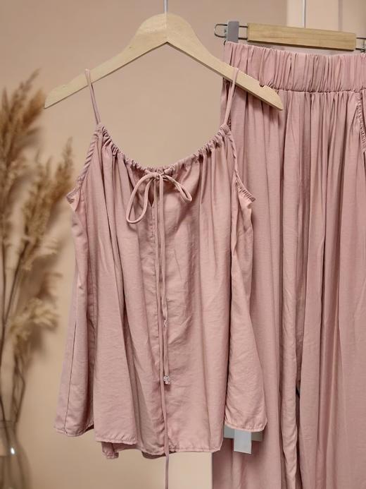 【限八一促】【套装】9009吊带衫➕阔腿裤两件套-喜出 商品图2