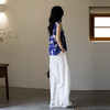 绽放326朵/【海街日记】亚麻可拆卸腰封侧拉链半腰松紧宽松直筒裤 商品缩略图2