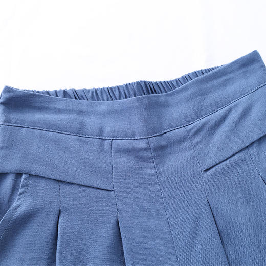 DH25RZ9032棉麻阔腿九分裙裤RJ029 商品图10