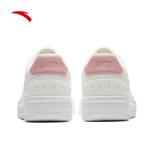 安踏破竹丨简约板鞋女鞋百搭轻质小白鞋舒适运动休闲鞋女122538015 商品图3