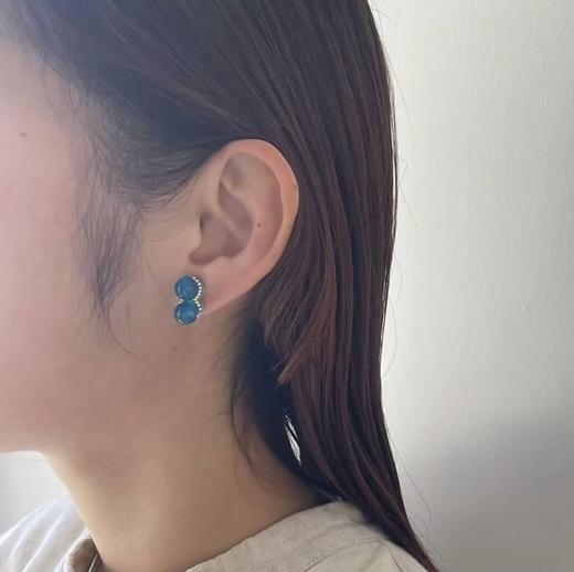 tamas 2色原珠耳钉/耳夹 商品图2