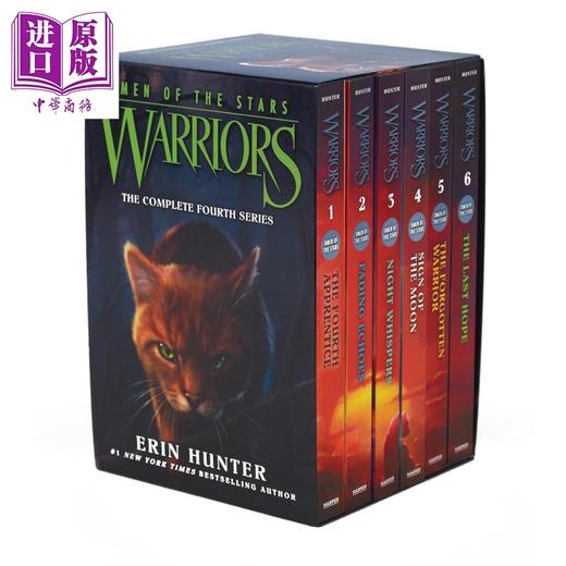 预售 【中商原版】猫武士四部曲星预言6册 赠音频 560~790L Warriors Omen of the Stars 英文原版传奇的猫族 儿童文学桥梁章节书小说 商品图0