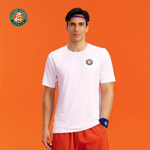 罗兰加洛斯速干短袖男T恤网球运动夏季新款透气冰丝训练健身上衣 商品图3