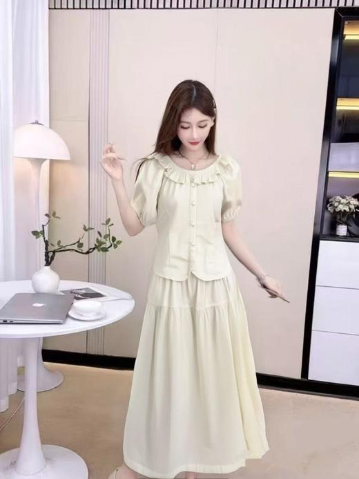 套装【韩系2025】902花边上衣➕半裙两件套-喜出 商品图3