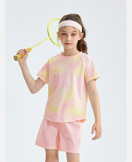 阿米日记炫彩短袖短裤套装 商品图3