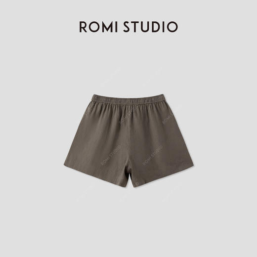 ROMI STUDIO“质感亚麻”100%亚麻轻柔自然褶皱休闲短裤 RWCRXM3519 商品图1
