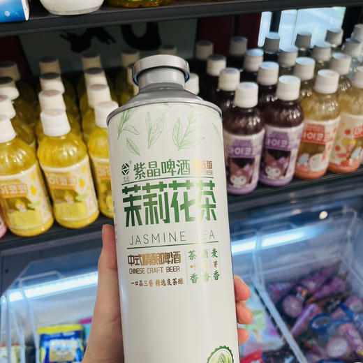 紫晶啤酒茉莉花茶1L 商品图0