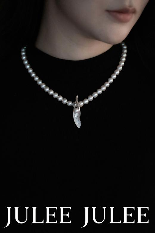【618私藏专场】JULEEJULEE茱俪 925银天然akoya珍珠项链 商品图0